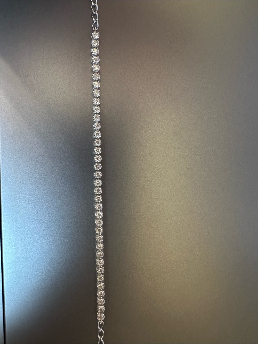 Ring Concierge Silver Half Tennis Bracelet NATURAL Diamonds - Picture 5 of 5